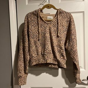 Abercrombie hoodie animal print women size small